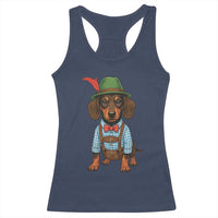 Oktoberfest Dachshund Cute Wiener Dog German Festival Racerback Tank Top - Wonder Print Shop