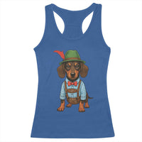 Oktoberfest Dachshund Cute Wiener Dog German Festival Racerback Tank Top - Wonder Print Shop
