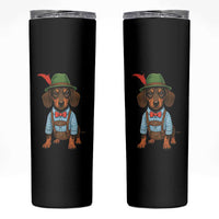 Oktoberfest Dachshund Cute Wiener Dog German Festival Skinny Tumbler - Wonder Print Shop