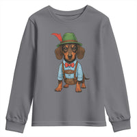 Oktoberfest Dachshund Cute Wiener Dog German Festival Youth Sweatshirt - Wonder Print Shop