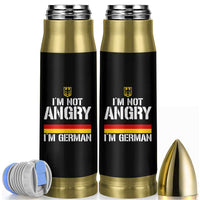 Funny I Am Not Angry I Am German Bullet Tumbler Germany Flag German American - Wonder Print Shop