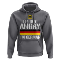 Funny I Am Not Angry I Am German Hoodie Germany Flag German American - Wonder Print Shop