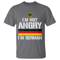 Funny I Am Not Angry I Am German T Shirt Germany Flag German American - Wonder Print Shop