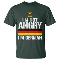 Funny I Am Not Angry I Am German T Shirt Germany Flag German American - Wonder Print Shop