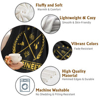 Funny Beergineer Throw Blanket Homebrew Craft Beer Drinking Lover - Wonder Print Shop