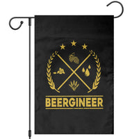 Funny Beergineer Garden Flag Homebrew Craft Beer Drinking Lover - Wonder Print Shop