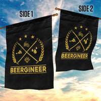 Funny Beergineer Garden Flag Homebrew Craft Beer Drinking Lover - Wonder Print Shop