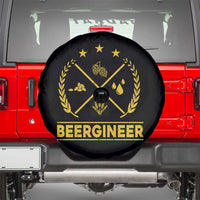 Funny Beergineer Spare Tire Cover Homebrew Craft Beer Drinking Lover - Wonder Print Shop