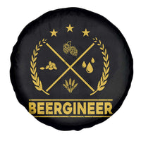 Funny Beergineer Spare Tire Cover Homebrew Craft Beer Drinking Lover - Wonder Print Shop