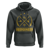 Funny Beergineer Hoodie Homebrew Craft Beer Drinking Lover - Wonder Print Shop