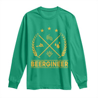 Funny Beergineer Long Sleeve Shirt Homebrew Craft Beer Drinking Lover - Wonder Print Shop