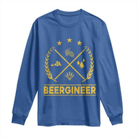 Funny Beergineer Long Sleeve Shirt Homebrew Craft Beer Drinking Lover - Wonder Print Shop