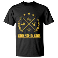 Funny Beergineer T Shirt Homebrew Craft Beer Drinking Lover - Wonder Print Shop