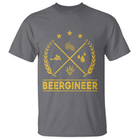 Funny Beergineer T Shirt Homebrew Craft Beer Drinking Lover - Wonder Print Shop