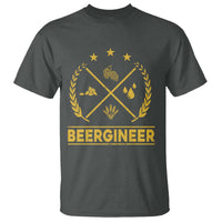 Funny Beergineer T Shirt Homebrew Craft Beer Drinking Lover - Wonder Print Shop