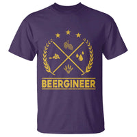 Funny Beergineer T Shirt Homebrew Craft Beer Drinking Lover - Wonder Print Shop