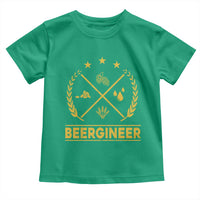 Funny Beergineer Toddler T Shirt Homebrew Craft Beer Drinking Lover - Wonder Print Shop
