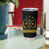 Funny Beergineer Tumbler Cup Homebrew Craft Beer Drinking Lover - Wonder Print Shop