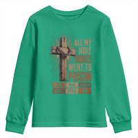 All My Role Model Went To Prison Funny Christian Youth Sweatshirt Jesus Paul Joseph Daniel Peter John Bible Gospel