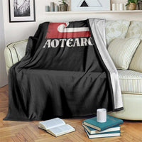 Aotearoa New Zealand Vintage Maori Flag Tino Rangatiratanga Throw Blanket