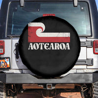 Aotearoa New Zealand Vintage Maori Flag Tino Rangatiratanga Spare Tire Cover