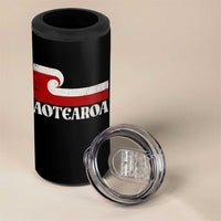 Aotearoa New Zealand Vintage Maori Flag Tino Rangatiratanga 4 in 1 Can Cooler Tumbler