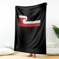 Maori Flag Tino Rangatiratanga Throw Blanket Polynesian Heritage New Zealand Pride
