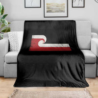 Maori Flag Tino Rangatiratanga Throw Blanket Polynesian Heritage New Zealand Pride