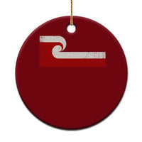 Maori Flag Tino Rangatiratanga Ceramic Ornament Polynesian Heritage New Zealand Pride
