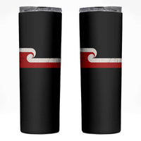 Maori Flag Tino Rangatiratanga Skinny Tumbler Polynesian Heritage New Zealand Pride