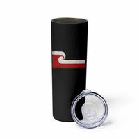 Maori Flag Tino Rangatiratanga Skinny Tumbler Polynesian Heritage New Zealand Pride