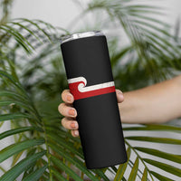 Maori Flag Tino Rangatiratanga Skinny Tumbler Polynesian Heritage New Zealand Pride