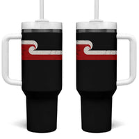 Maori Flag Tino Rangatiratanga Tumbler With Handle Polynesian Heritage New Zealand Pride