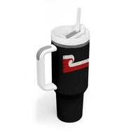 Maori Flag Tino Rangatiratanga Tumbler With Handle Polynesian Heritage New Zealand Pride