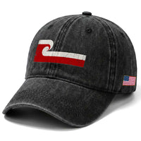 Maori Flag Tino Rangatiratanga Washed Cotton Baseball Cap Polynesian Heritage New Zealand Pride
