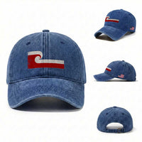 Maori Flag Tino Rangatiratanga Washed Cotton Baseball Cap Polynesian Heritage New Zealand Pride
