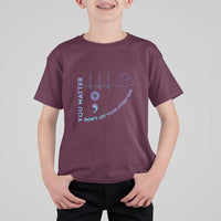 Suicide Prevention Awareness T Shirt For Kid You Matter Don't Let Your Story End Semicolon - Wonder Print Shop