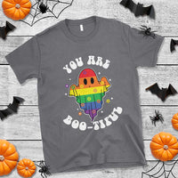 Halloween LGBT T Shirt You Are Boo Tiful Beautiful Rainbow Ghost - Wonder Print Shop