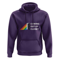 Come Out LGBT Hoodie Coming Out Of Closet Rainbow Door