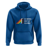 Come Out LGBT Hoodie Coming Out Of Closet Rainbow Door