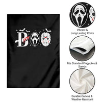 Halloween Garden Flag Boo Horror Murderer Masks Bat Spooky Season - Wonder Print Shop
