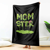 Funny Halloween Couple Throw Blanket Momster Monster Couple Matching - Wonder Print Shop