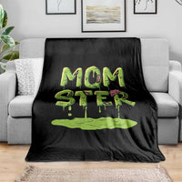 Funny Halloween Couple Throw Blanket Momster Monster Couple Matching - Wonder Print Shop