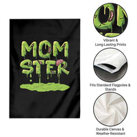 Funny Halloween Couple Garden Flag Momster Monster Couple Matching - Wonder Print Shop