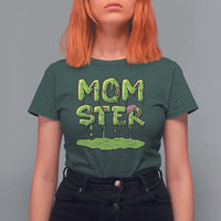 Funny Halloween Couple T Shirt For Women Momster Monster Couple Matching - Wonder Print Shop