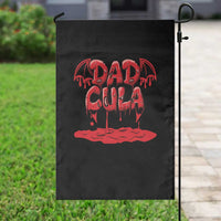 Funny Halloween Couple Garden Flag Dadcula Dracula Couple Matching - Wonder Print Shop