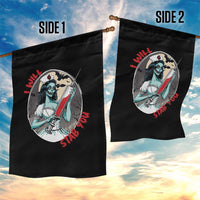 Funny Halloween Nurse Garden Flag I Will Stab You Scary Zombie Needle Nurse - Wonder Print Shop
