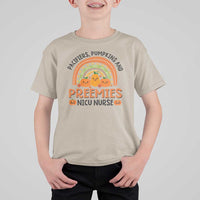 Halloween Nurse T Shirt For Kid Pacifiers Pumpkins And Preemies Baby Pumpkin Rainbow Fall Season - Wonder Print Shop