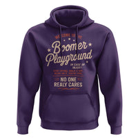 Welcome To The Boomer Playground Hoodie Funny Baby Boomer Generation - Wonder Print Shop