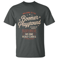 Welcome To The Boomer Playground T Shirt Funny Baby Boomer Generation - Wonder Print Shop
